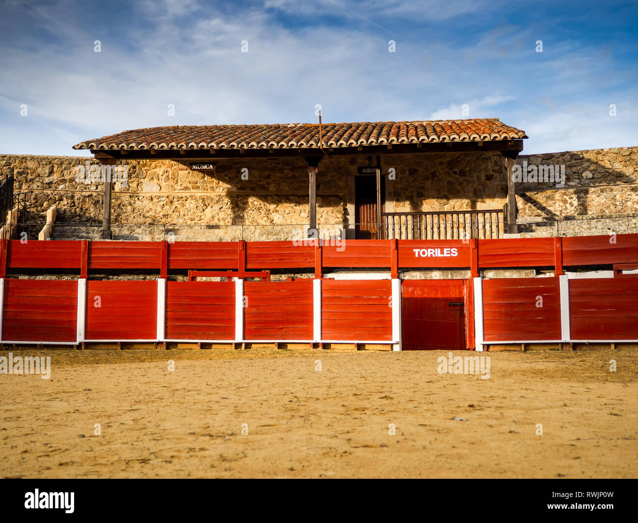 La Ancianita: monumento della più antica arena del mondo in Bejar (Salamanca) Foto Stock