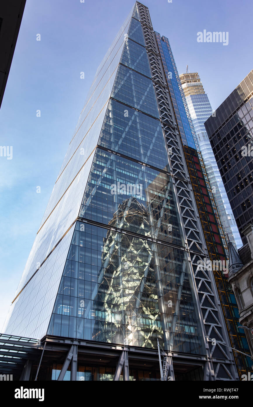 122 Leadenhall Street, Londra. Grattuggia formaggio Building a Londra. Foto Stock