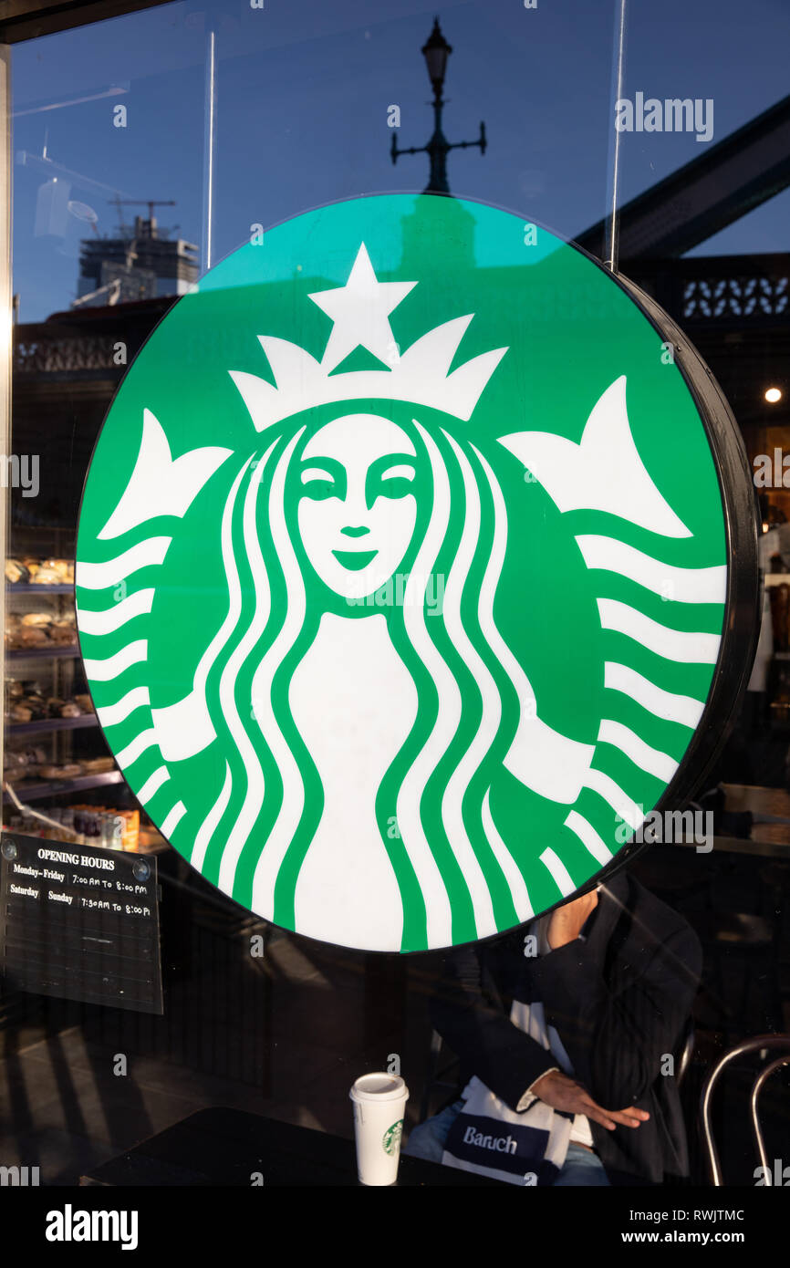 Logo di Starbucks Foto Stock
