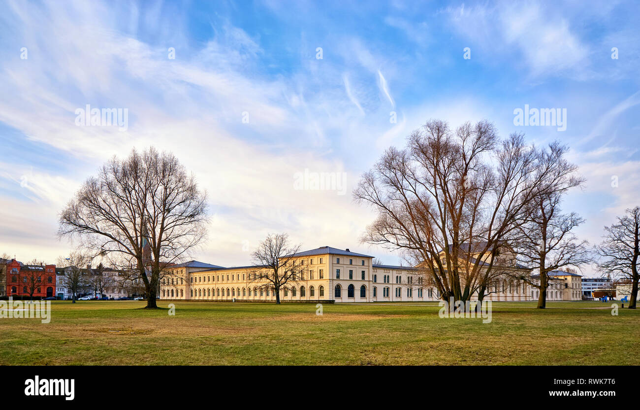 Il Marstall edificio a Schwerin. Meclenburgo-pomerania Occidentale, Germania Foto Stock