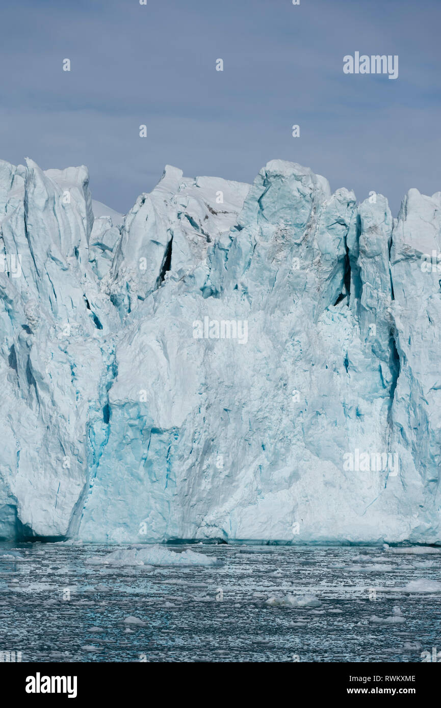 Lilliehook ghiacciaio, Spitsbergen, Svalbard, Norvegia Foto Stock