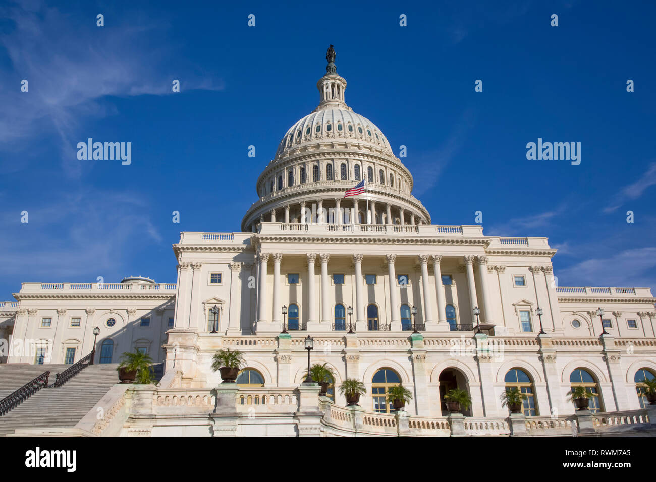 United States Capitol Building; Washington, Stati Uniti d'America Foto Stock
