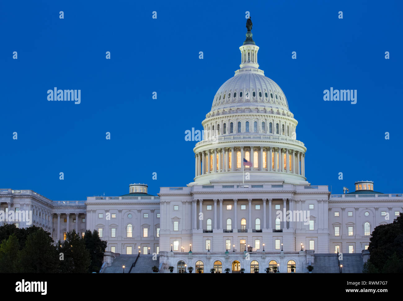 United States Capitol Building; Washington, Stati Uniti d'America Foto Stock