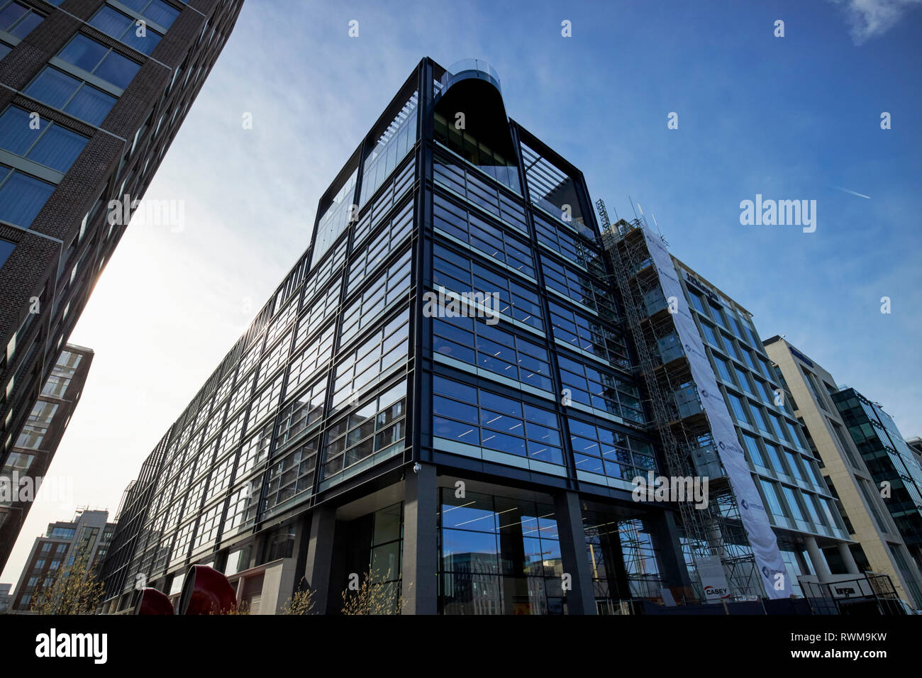 Infatti sede EMEA costruzione di banchine di capitale Dublino Repubblica di Irlanda Foto Stock