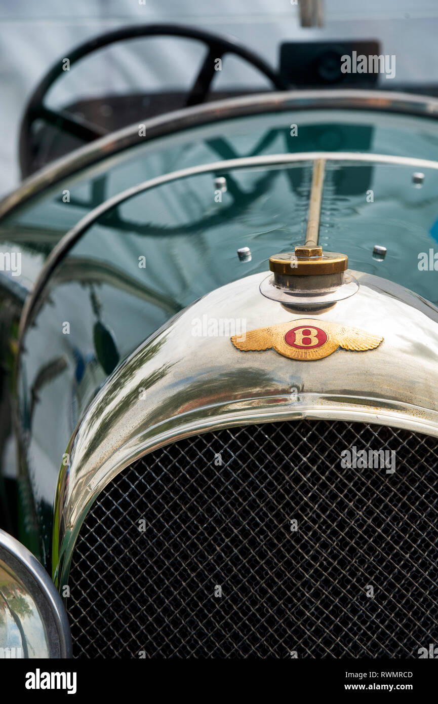 1926 Bentley auto d'epoca a Bicester Heritage Centre. Oxfordshire, Inghilterra Foto Stock