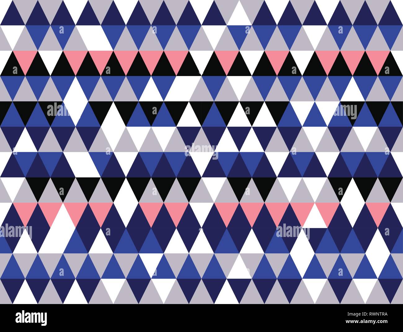 Vector colorato forme geometriche seamless pattern sfondo. Illustrazione Vettoriale