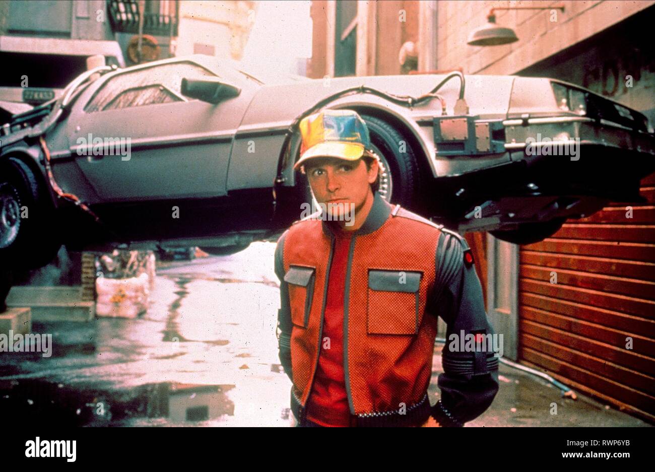 MICHAEL J. Fox, RITORNO AL FUTURO PARTE II, 1989 Foto Stock