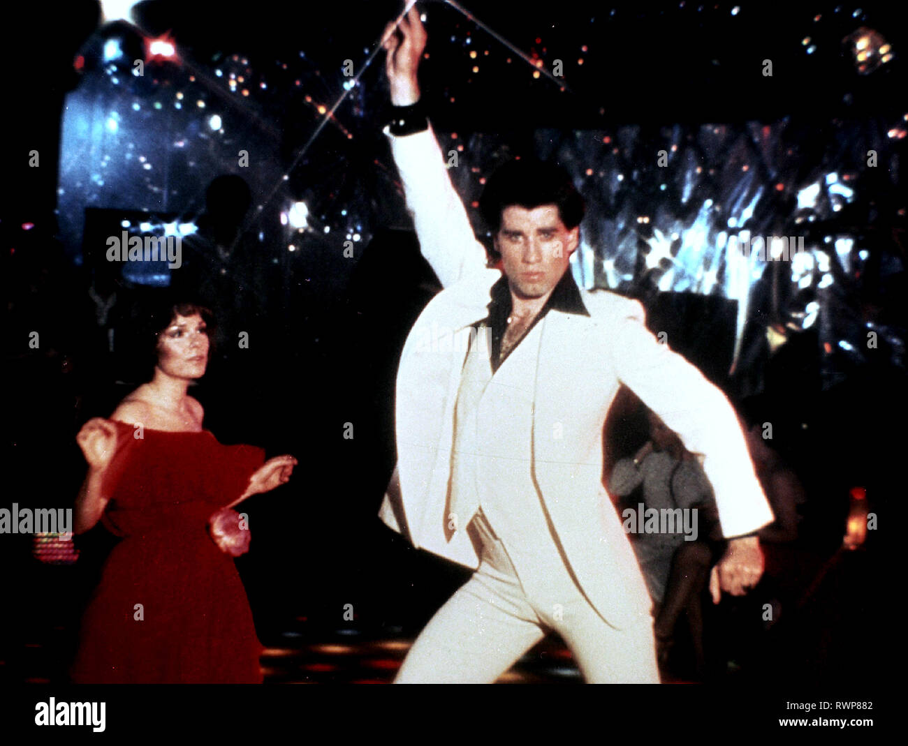 JOHN Travolta e la febbre del sabato sera, 1977 Foto Stock