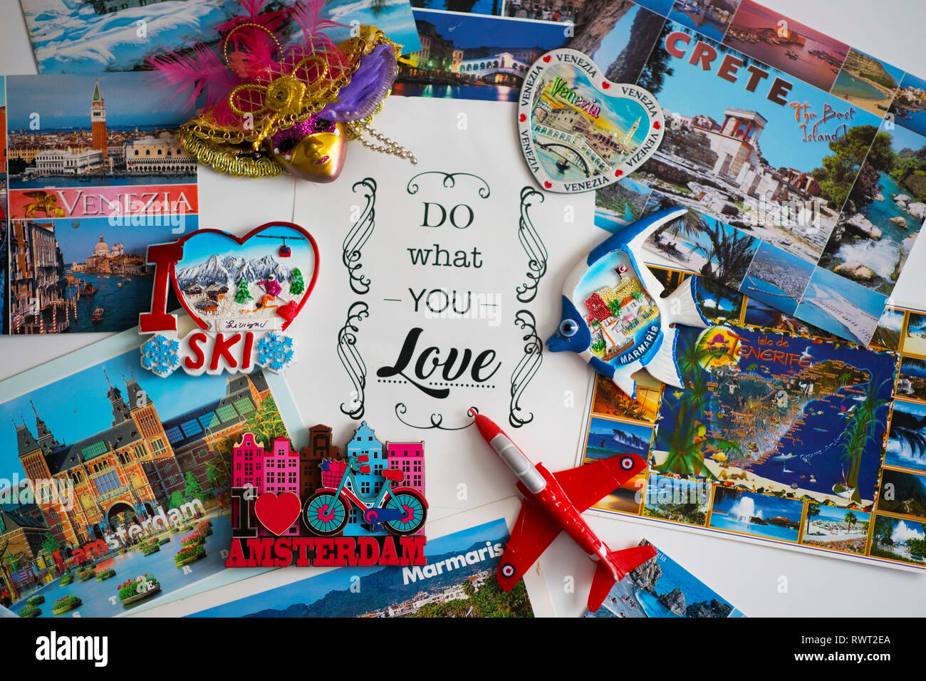 Fare ciò che è amore - viaggi Foto Stock