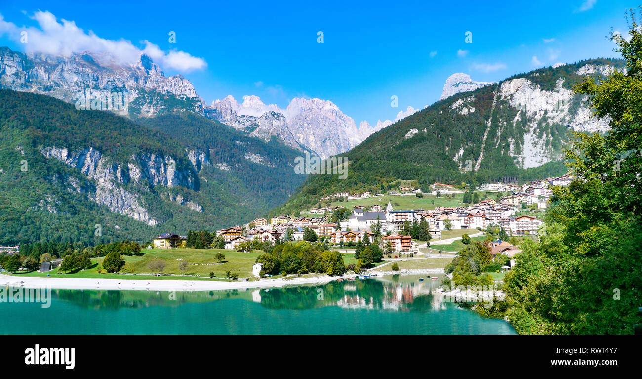 Italia, Nord Tirolo, estate, Trentino, Bellezza in natura Foto Stock
