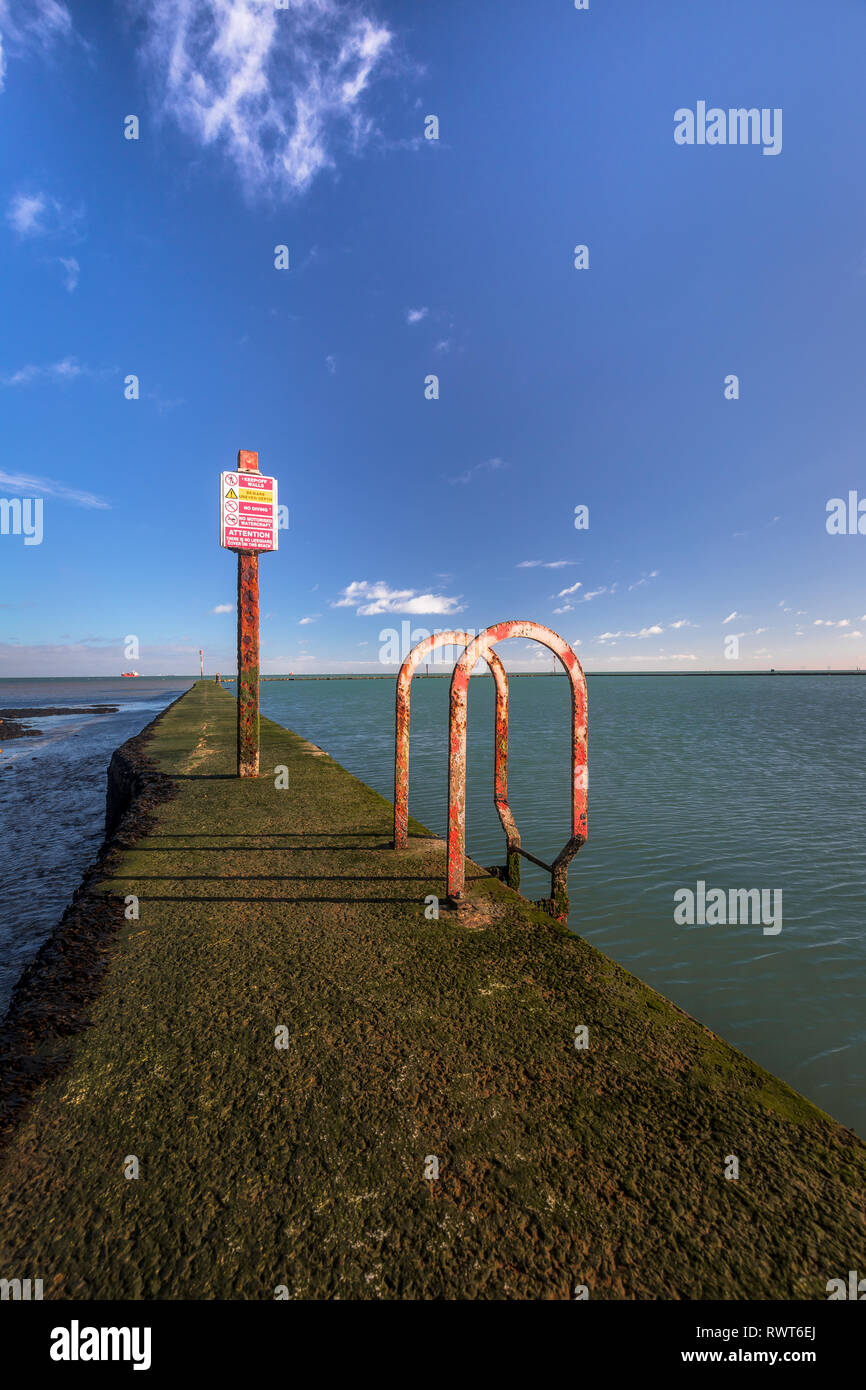 Walpole Bay Pool di marea Margate Foto Stock