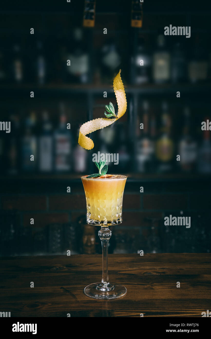 Delizioso cocktail esotico Foto Stock