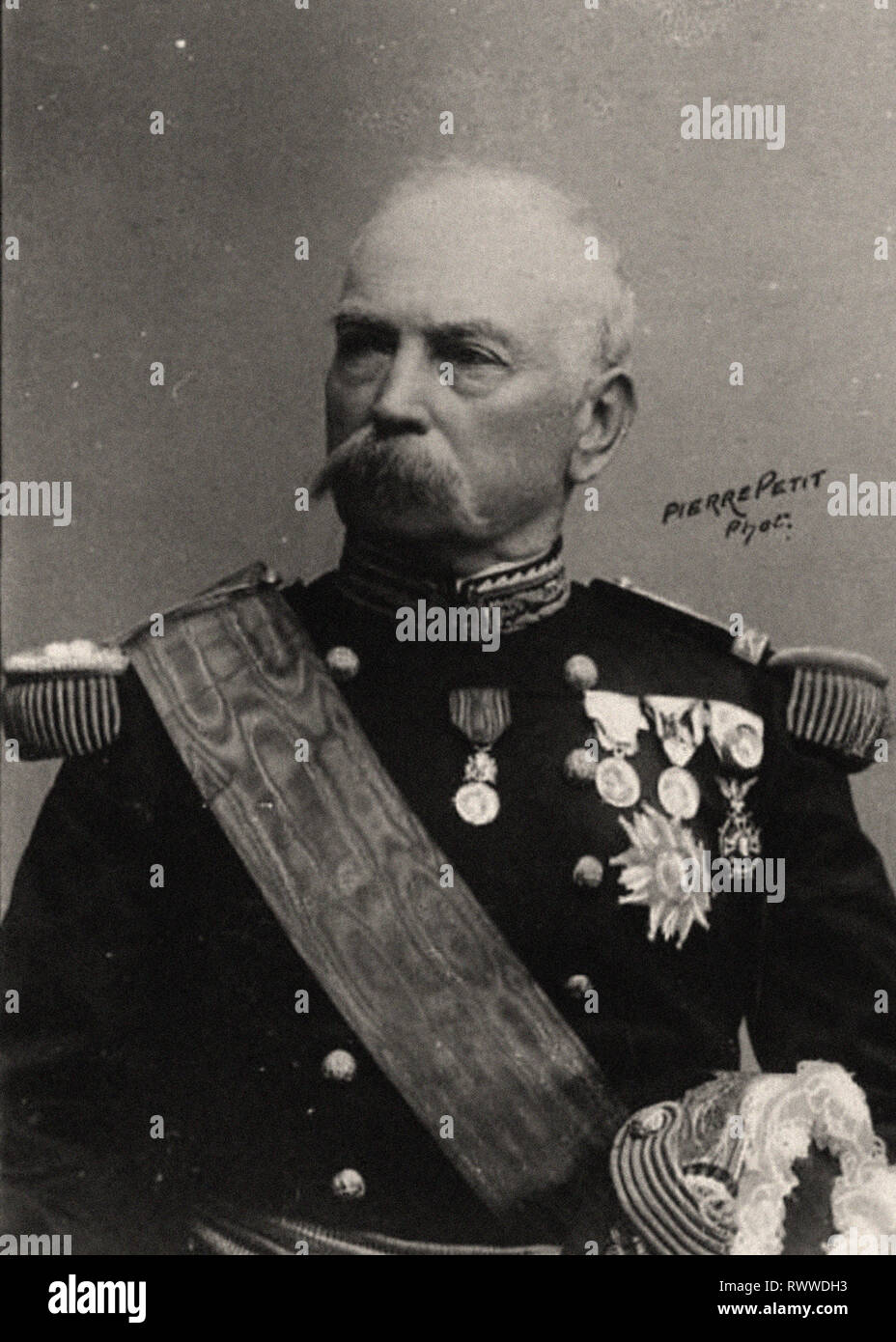 Ritratto fotografico di Général Billot Foto Stock