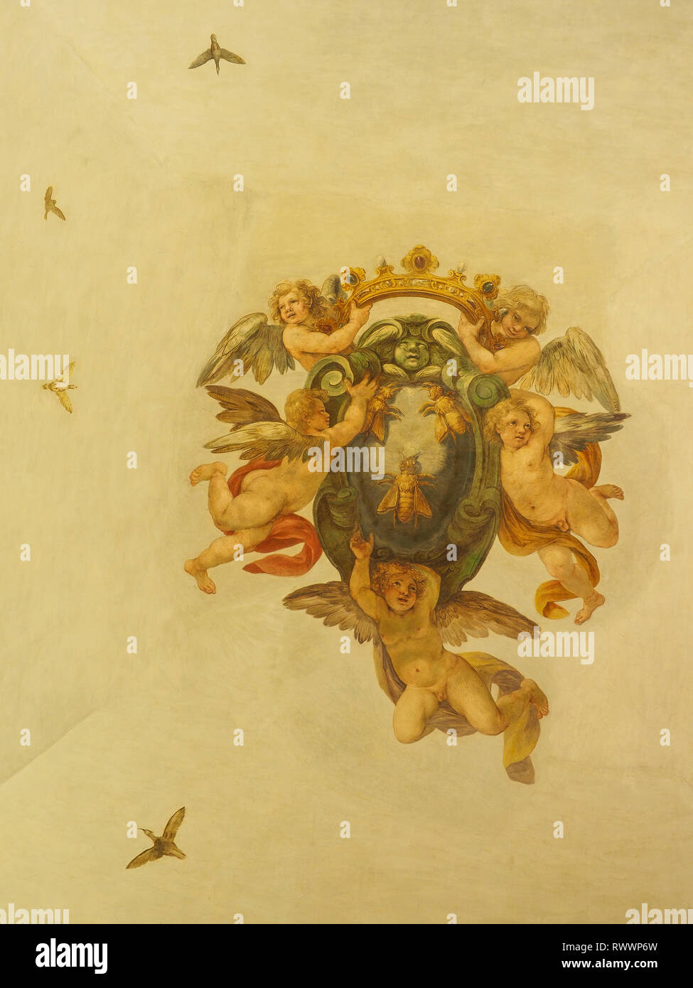 Galleria Nazionale di Arte Antica con la celebre collezione di opere in Barberini palazzo barocco, Roma, Italia. Foto Stock