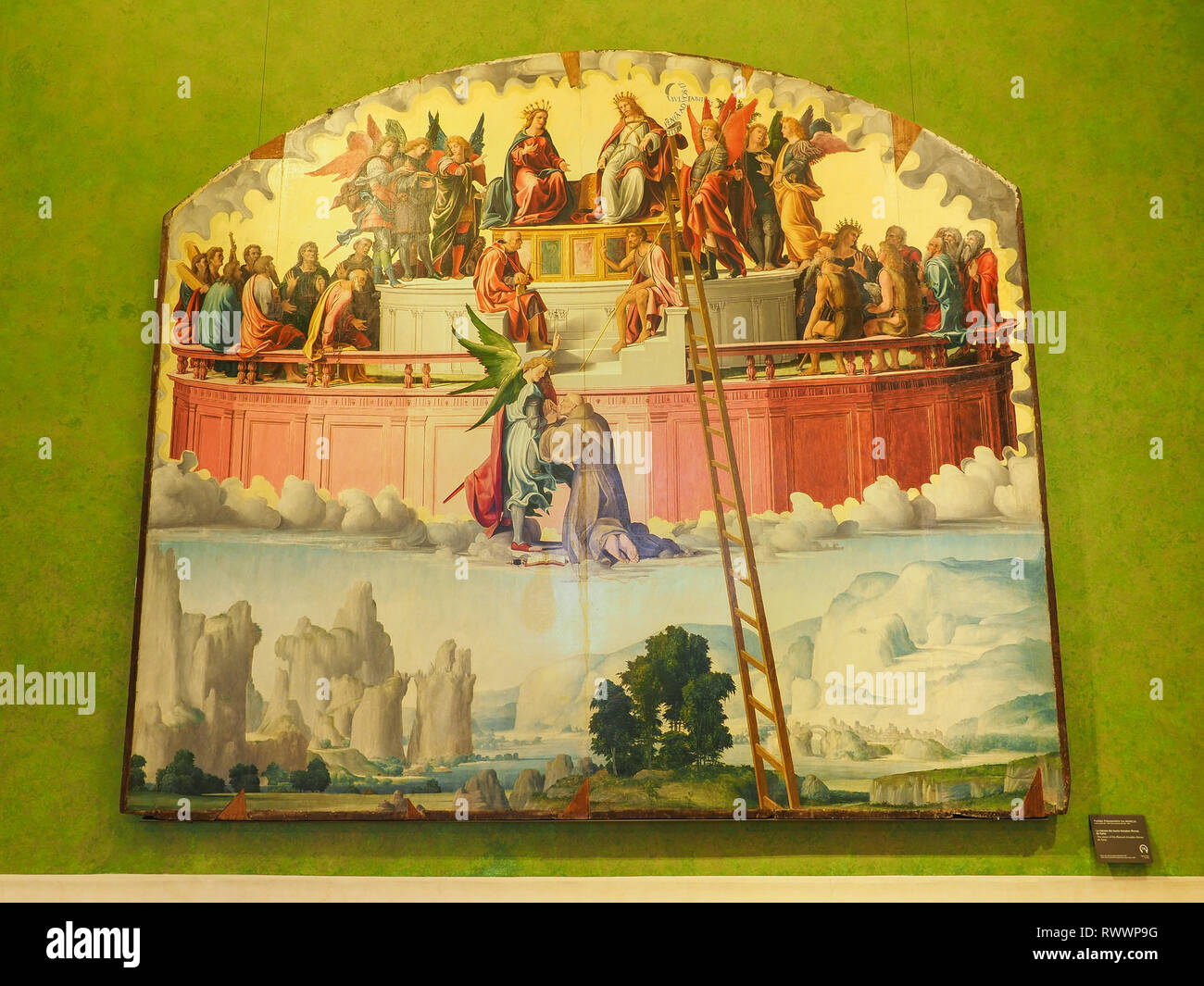 Galleria Nazionale di Arte Antica con la celebre collezione di opere in Barberini palazzo barocco, Roma, Italia. Foto Stock