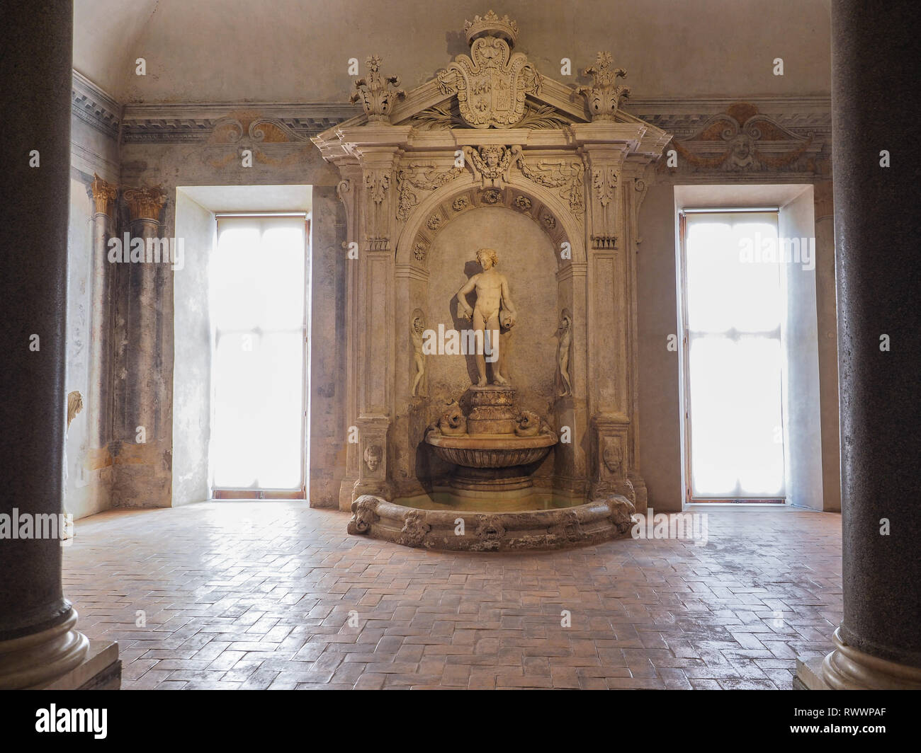 Galleria Nazionale di Arte Antica con la celebre collezione di opere in Barberini palazzo barocco, Roma, Italia. Foto Stock