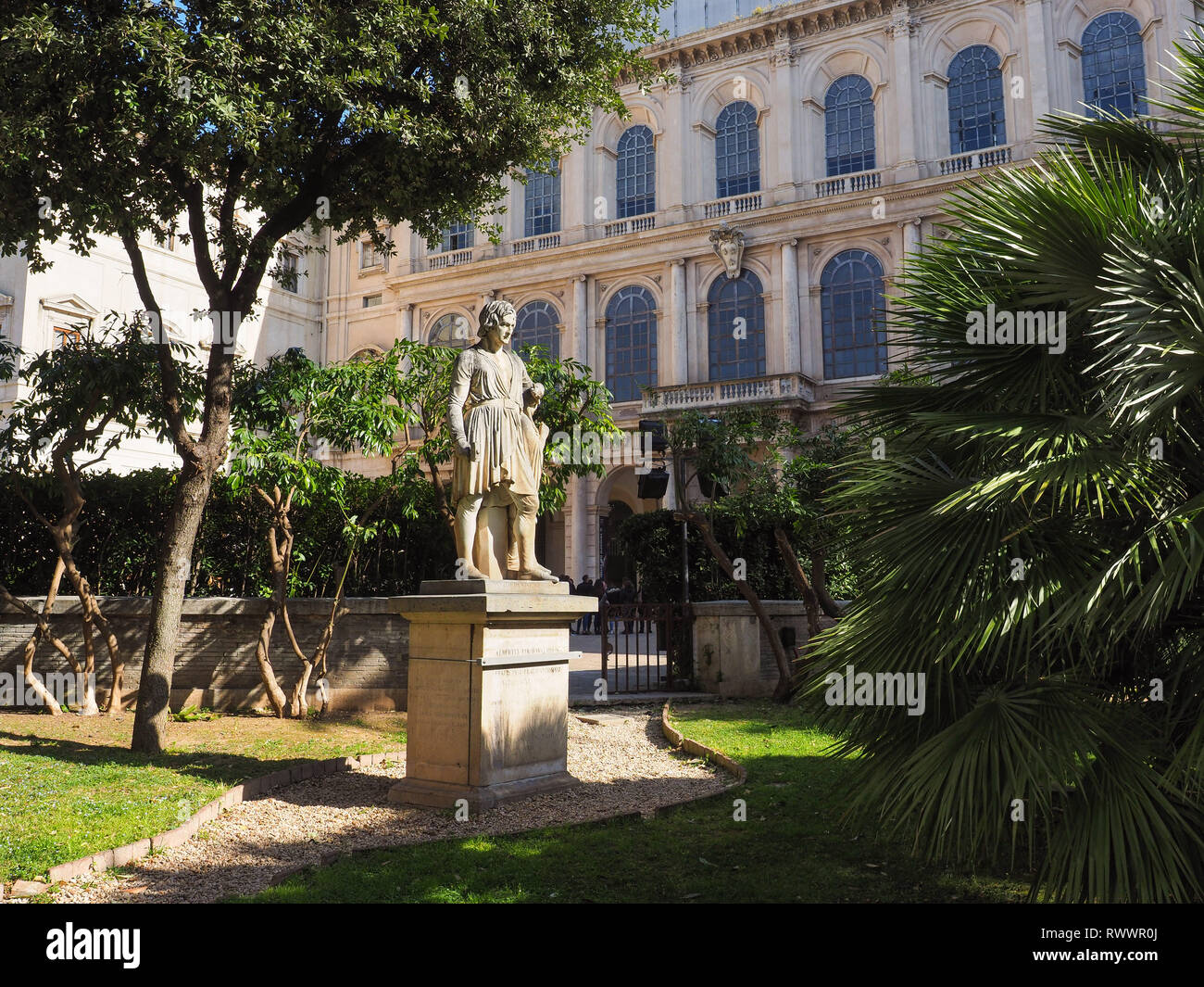 Galleria Nazionale di Arte Antica con la celebre collezione di opere in Barberini palazzo barocco, Roma, Italia. Foto Stock