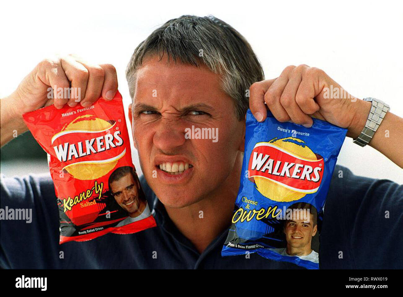 Gary lineker walkers crisps advert immagini e fotografie stock ad alta
