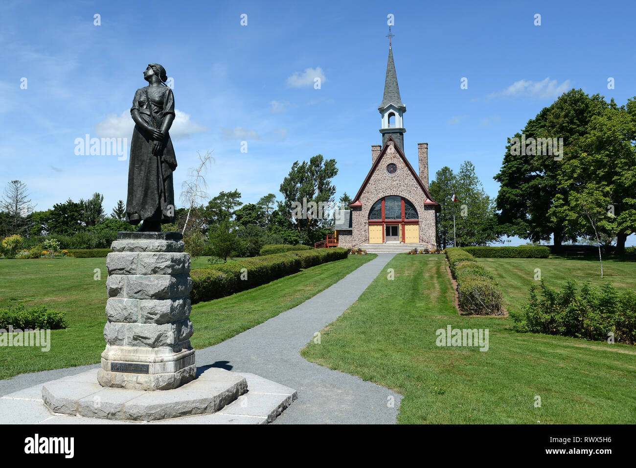 NHS Grande-Pre Grande-Pre, Nova Scotia Foto Stock