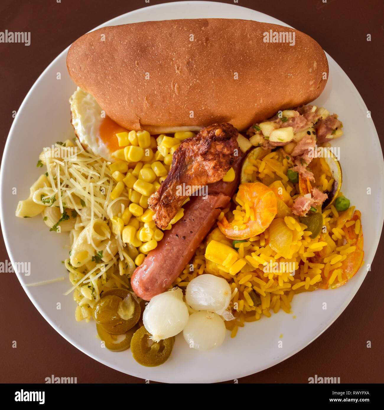 Il Real Food - Brunch a buffet Foto Stock