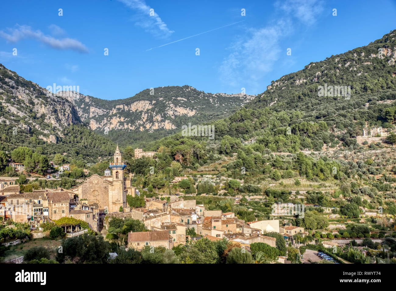 Valldemossa vecchio villaggio - Mallorca, Spagna Foto Stock