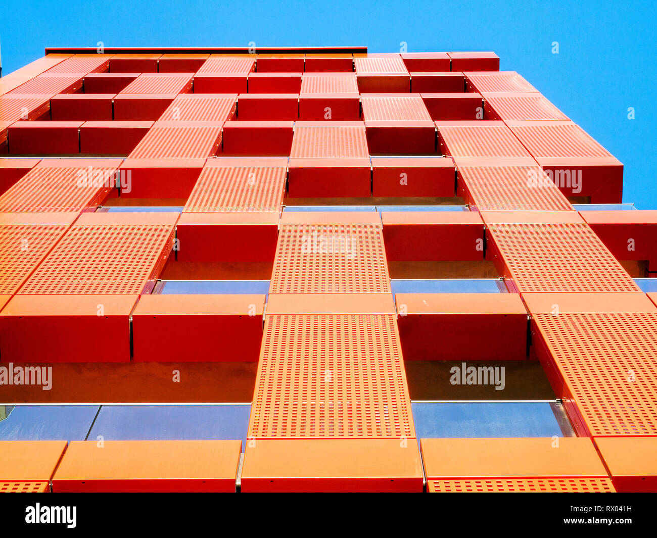 Moderno appartamento edifici di Enderby Wharf Greenwich - Sud Est di Londra, Inghilterra Foto Stock