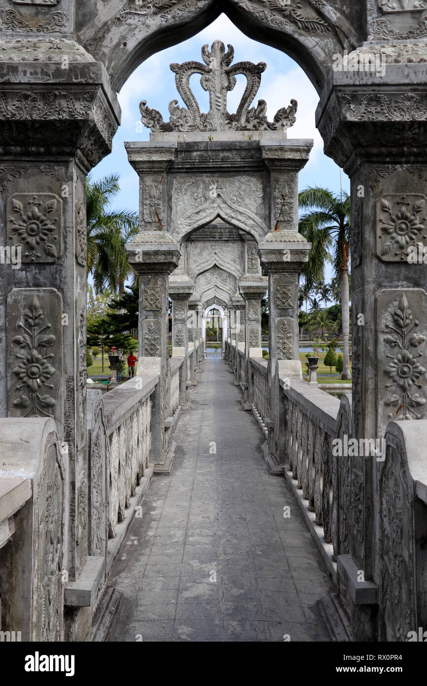 Taman Ujung acqua Palace - Bali Indonesia Asia Foto Stock