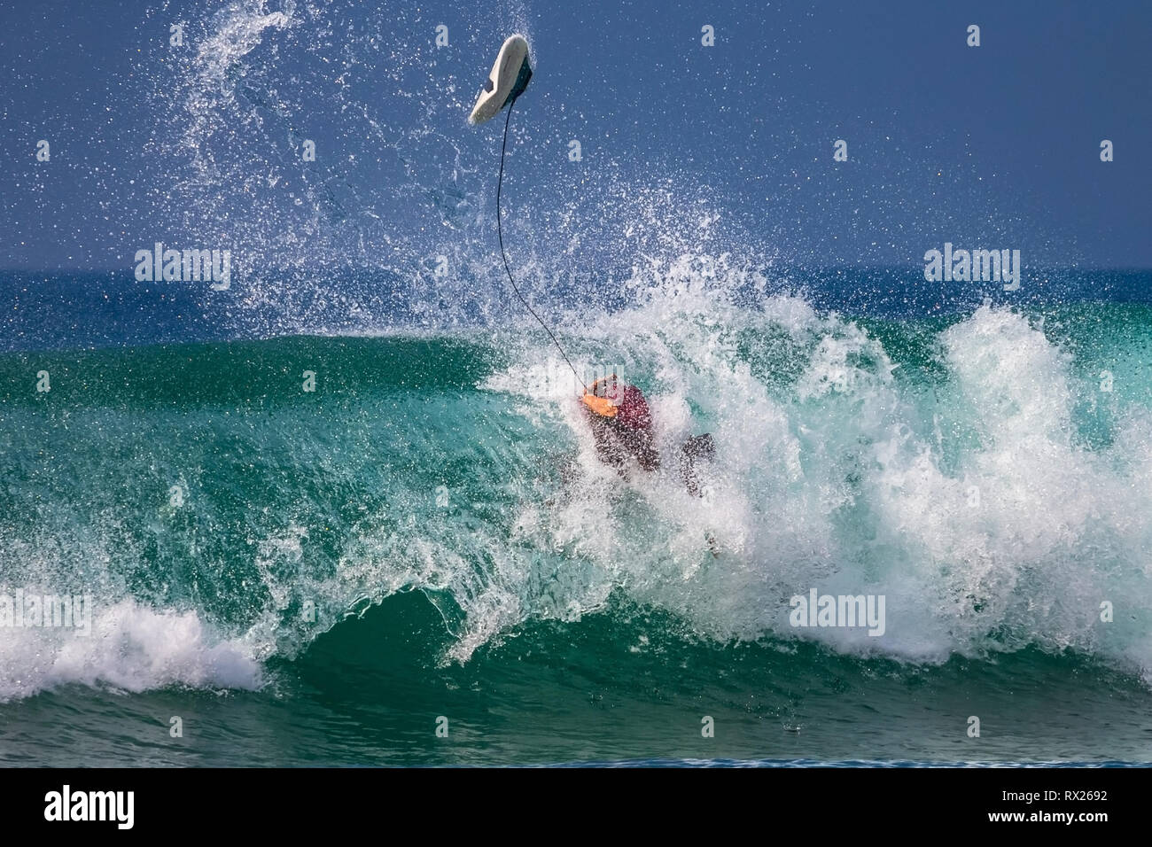 Surfers. Hikkaduwa, Sri Lanka. Foto Stock