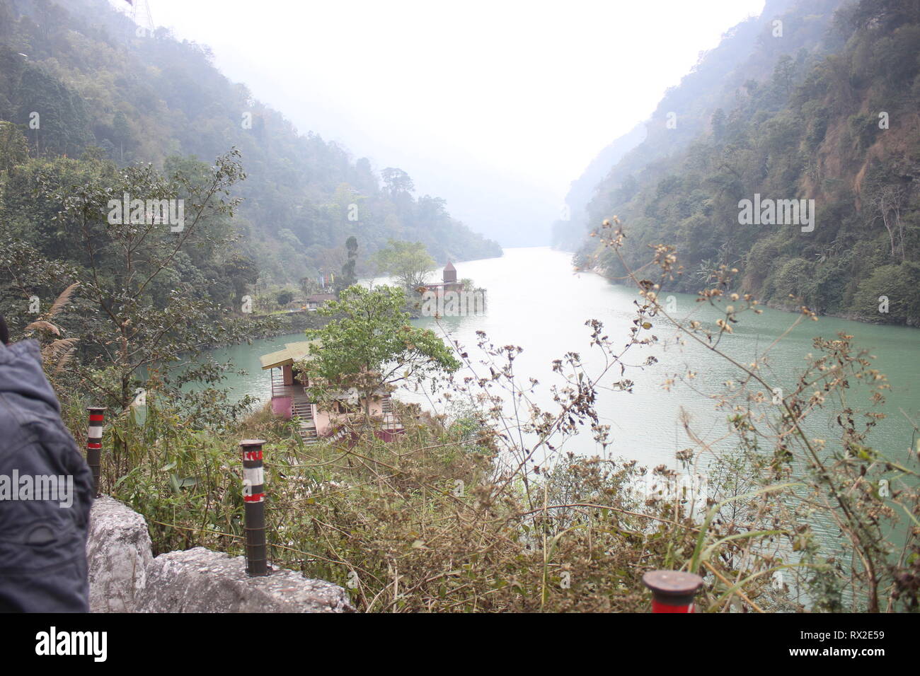 Questo è il Sikkim.e questa foto è mostrata una vista generale di stile di vita del Sikkim. bellezza naturale del Sikkim è troppo affascinante. Foto Stock