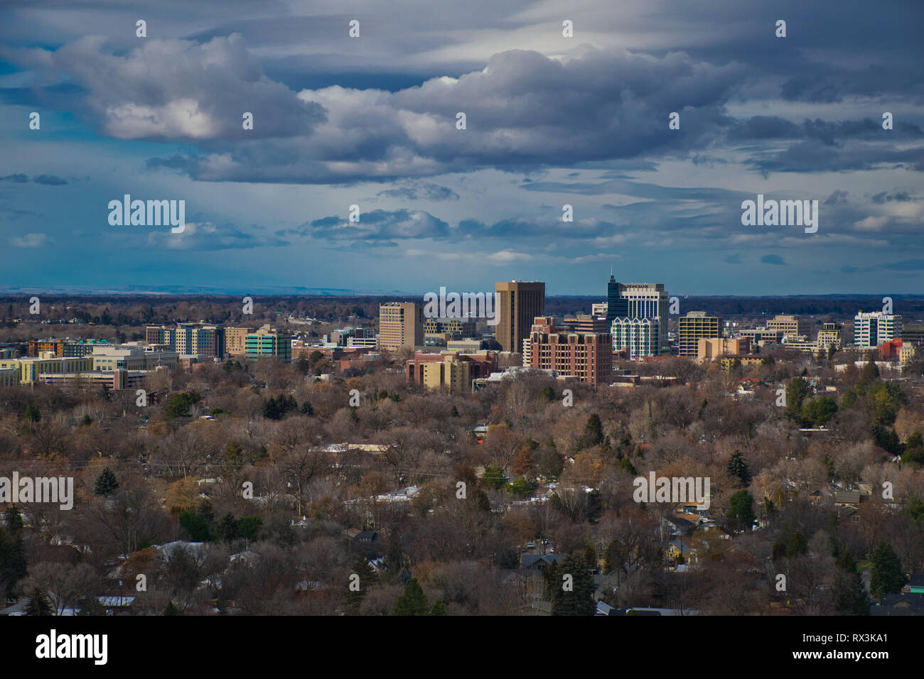 Boise Idaho Downtown Foto Stock