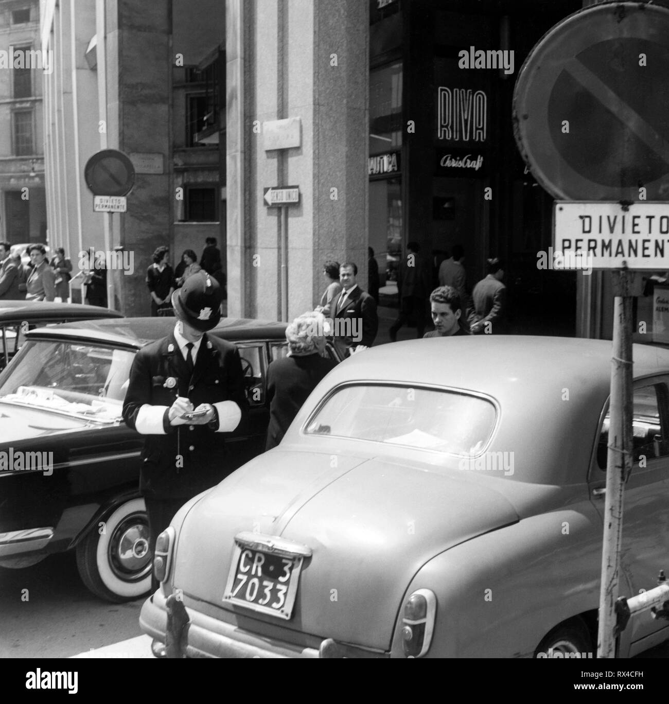 Nessuna area di parcheggio, 1961 Foto Stock