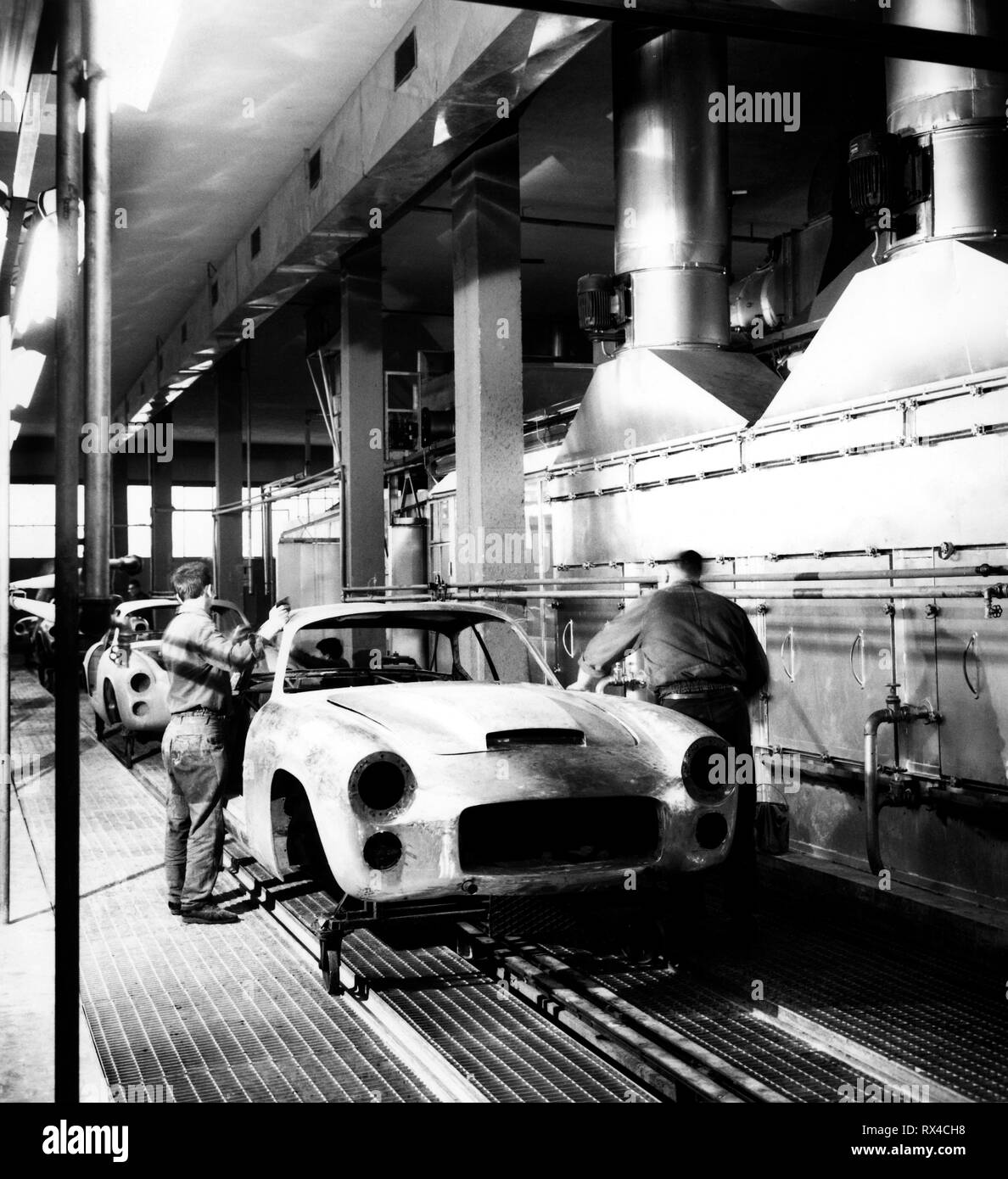 Carrozzeria zagato, progettazione consulenza e servizi di ingegneria, pittura, Italia 1963 Foto Stock