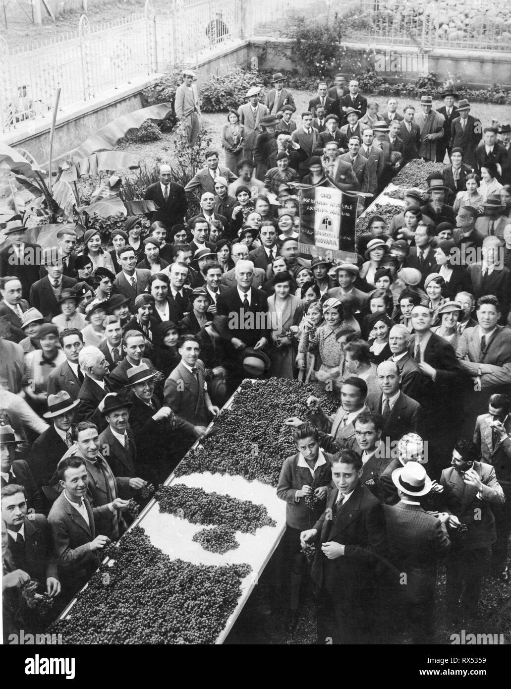L'Italia, Piemonte, Ghemme, festa dell uva, 1930-1940 Foto Stock