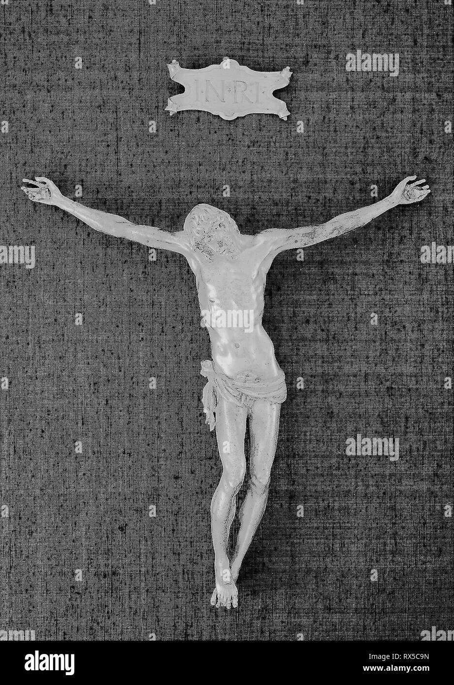 Il Corpus e Superscription placca. Italia centrale, probabilmente a Firenze. Data: 1540-1560. Dimensioni: 33 × 30,5 × 7 cm (13 × 12 × 2 3/4 in.). In bronzo dorato. Origine: Italiano. Museo: Chicago Art Institute. Foto Stock