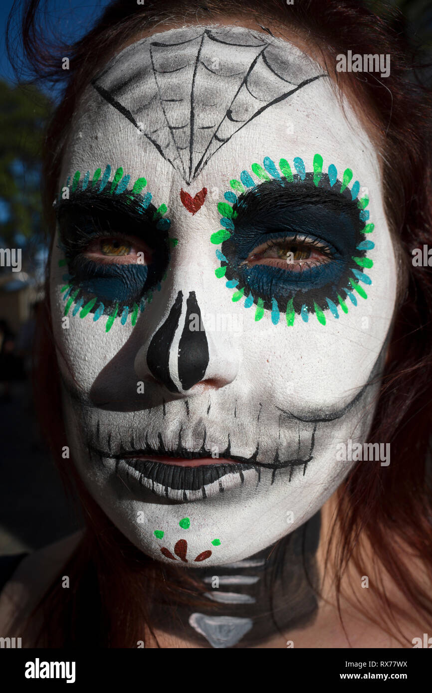 Celebración del Día de Muertos. Foto Stock