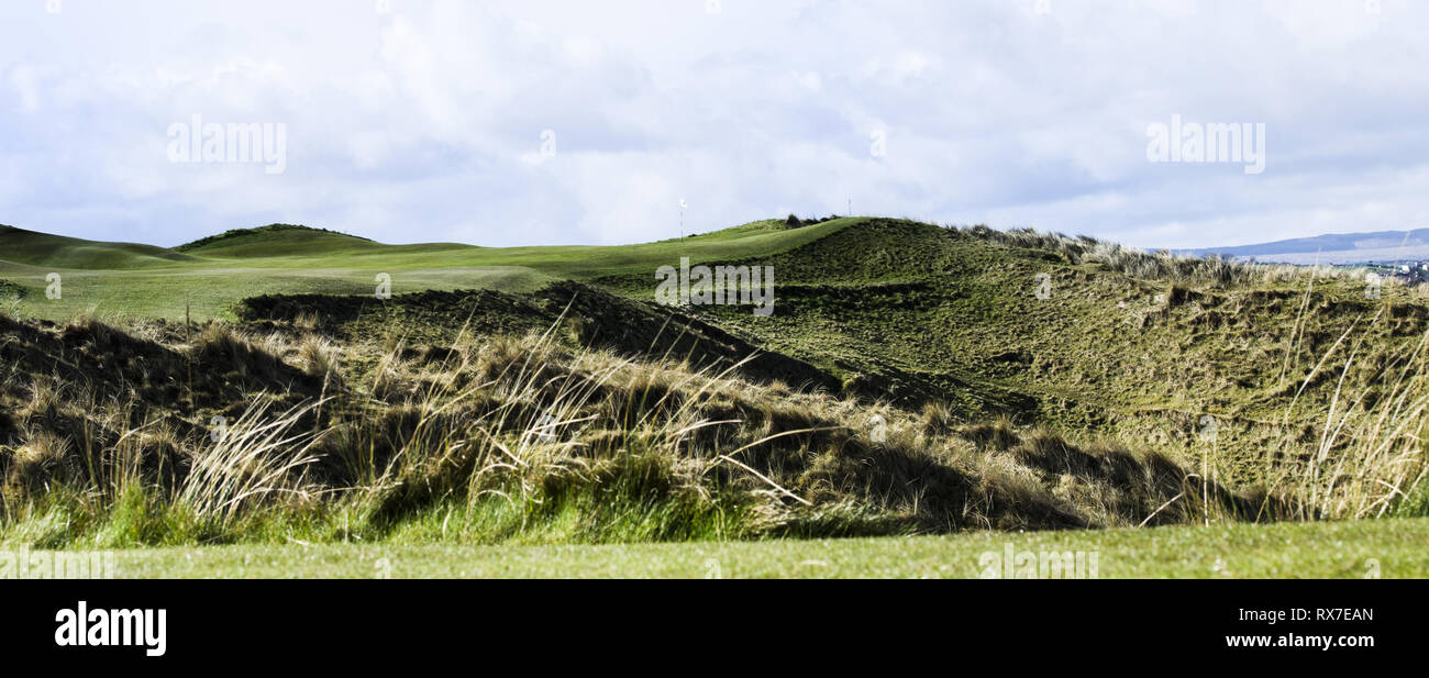 18 feb 2015 Royal Portrush Golf Club , Portrush ,Co. Antrim N.Irlanda. Presa sul Royal Portrush Golf Club corsi nel 2015. Questo corso (con alcuni Foto Stock
