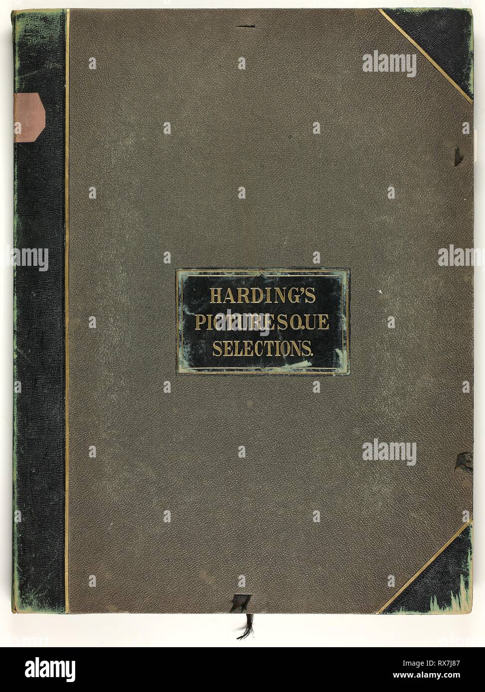 Il pittoresco selezioni: Coperchio, dal pittoresco selezioni. James Duffield Harding (inglese, 1798 - 1863); pubblicato da W. Kent e Co. Data: 1859-1860. Dimensioni: 560 × 430 mm (supporto secondario). Copertura del portafoglio. Origine: Inghilterra. Museo: Chicago Art Institute. Foto Stock