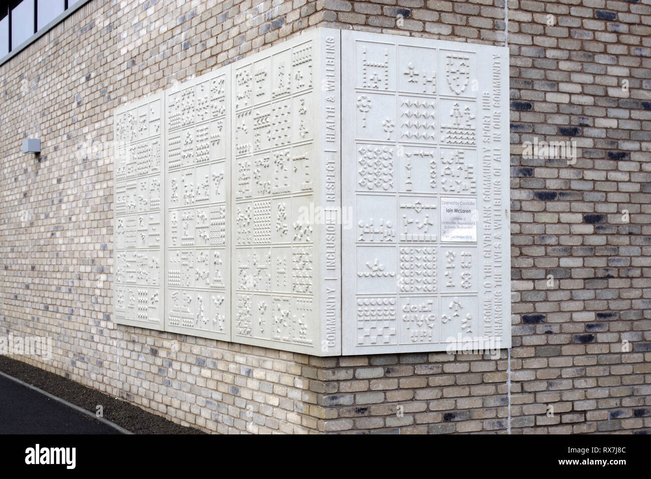 Clydebank Comunità Sport mozzo, Whitecrook, Clydebank, Scozia Foto Stock