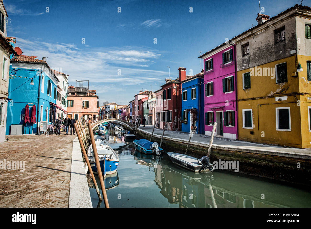 Vedute di Venezia Foto Stock