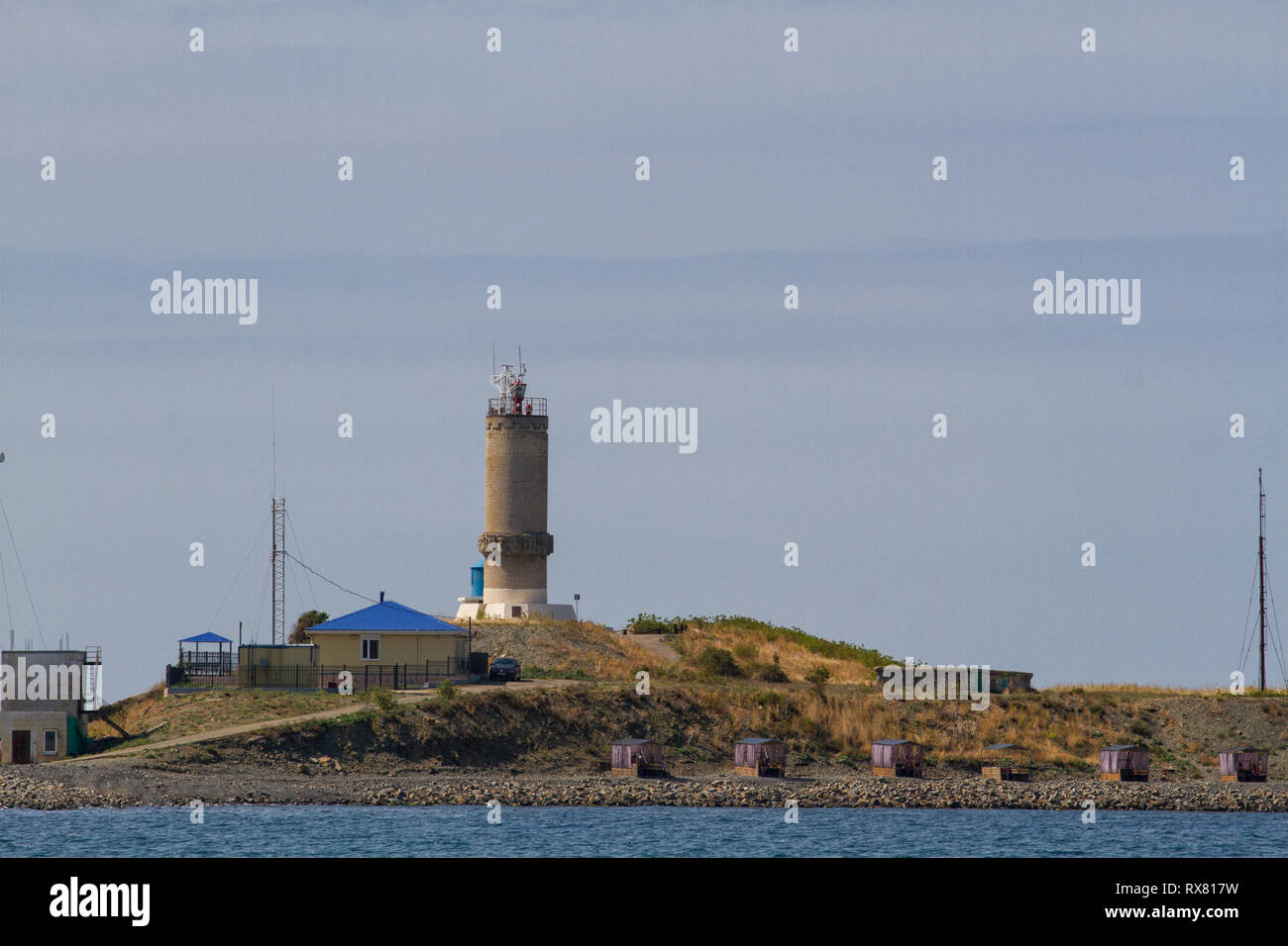 UTRISH, RUSSIA - Big Utrish vicino Anapa Seacoast Utrish sul Mar Nero. Russia, Regione Krasnodar. Foto Stock