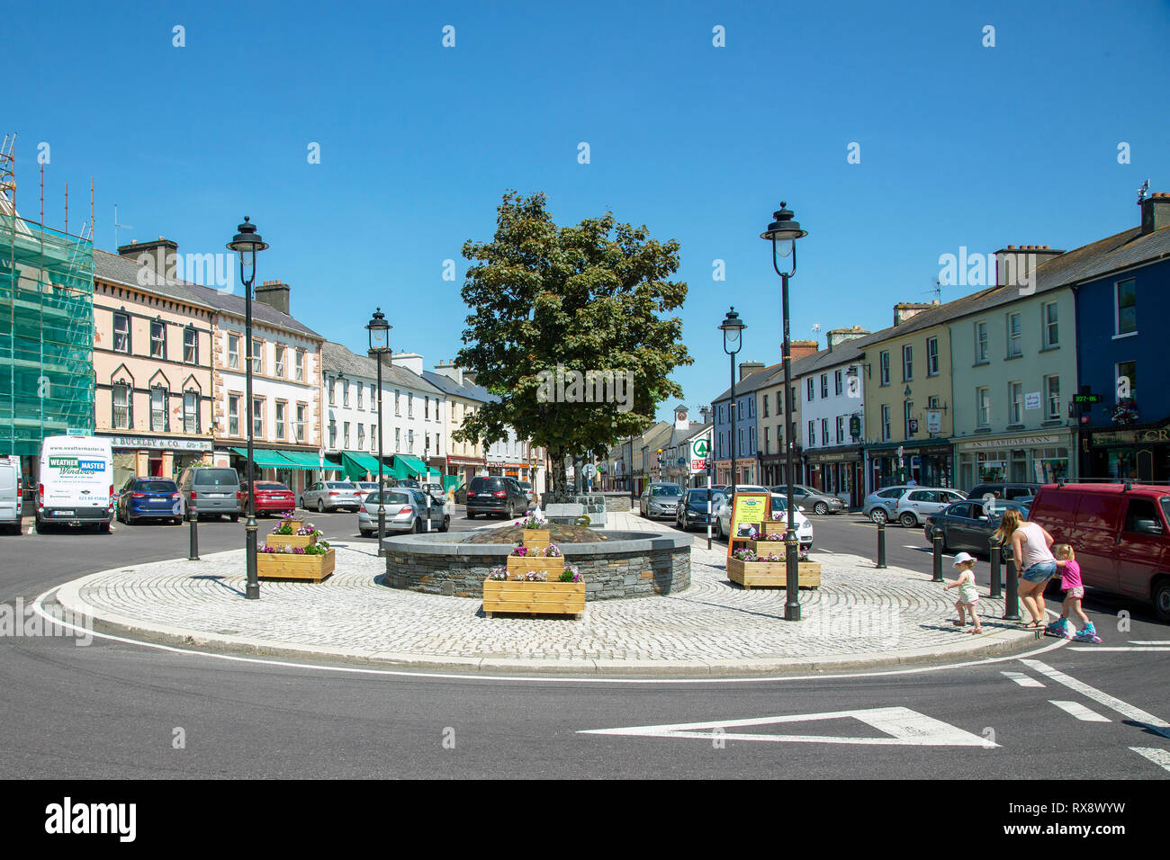 Sam Maguire statua Dunmanway Foto Stock