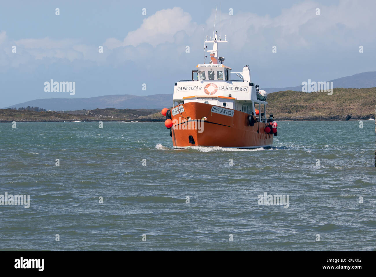 Cape Clear, Traghetti del porto di Baltimore West Cork in Irlanda Foto Stock