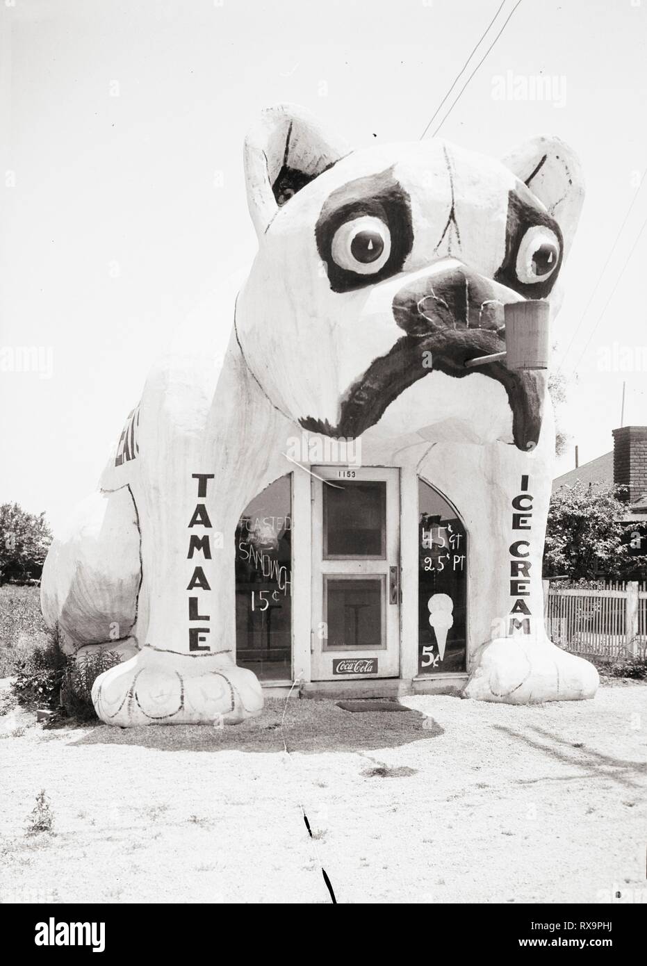 Bulldog Cafe Diner, Los Angeles, California, 1931 Foto Stock