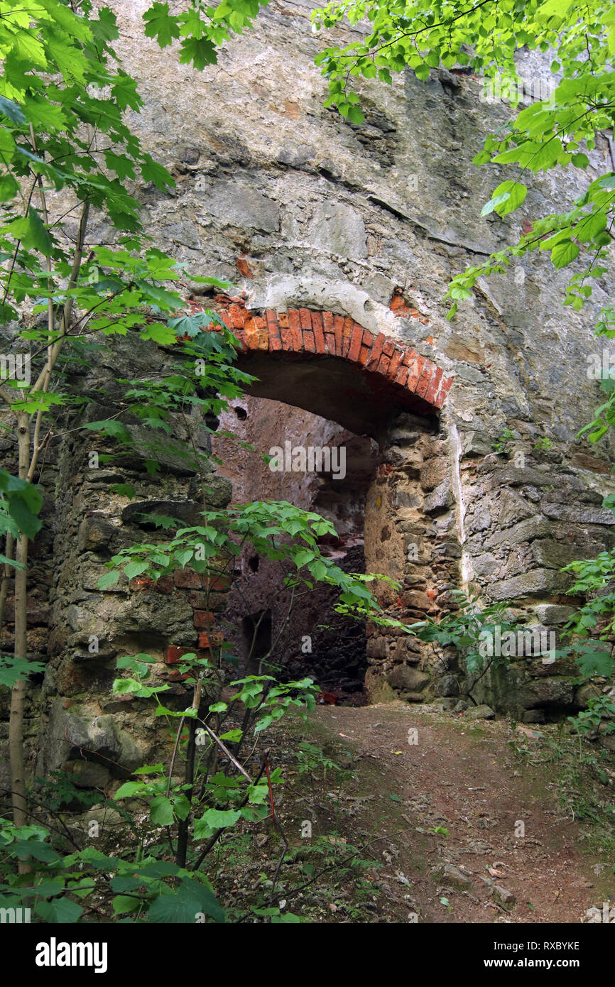 Mon Plaisir Tower - un ex osservatorio astronomico, Świeradów-Zdrój, Polonia Foto Stock