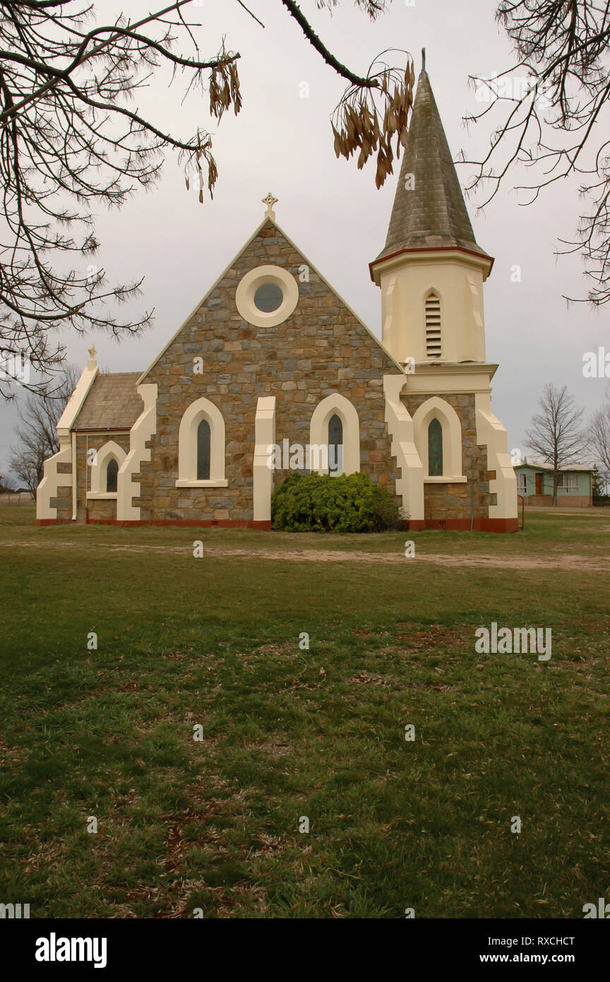 St Johns Chiesa, Adaminaby, Nuovo Galles del Sud, Australia Foto Stock