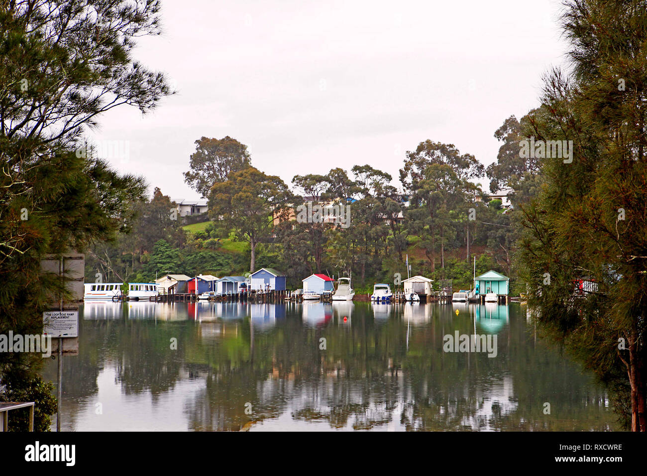 Visitare l'Australia. Narooma è una città in stato australiano del Nuovo Galles del Sud sull'estremo sud della costa. Foto Stock