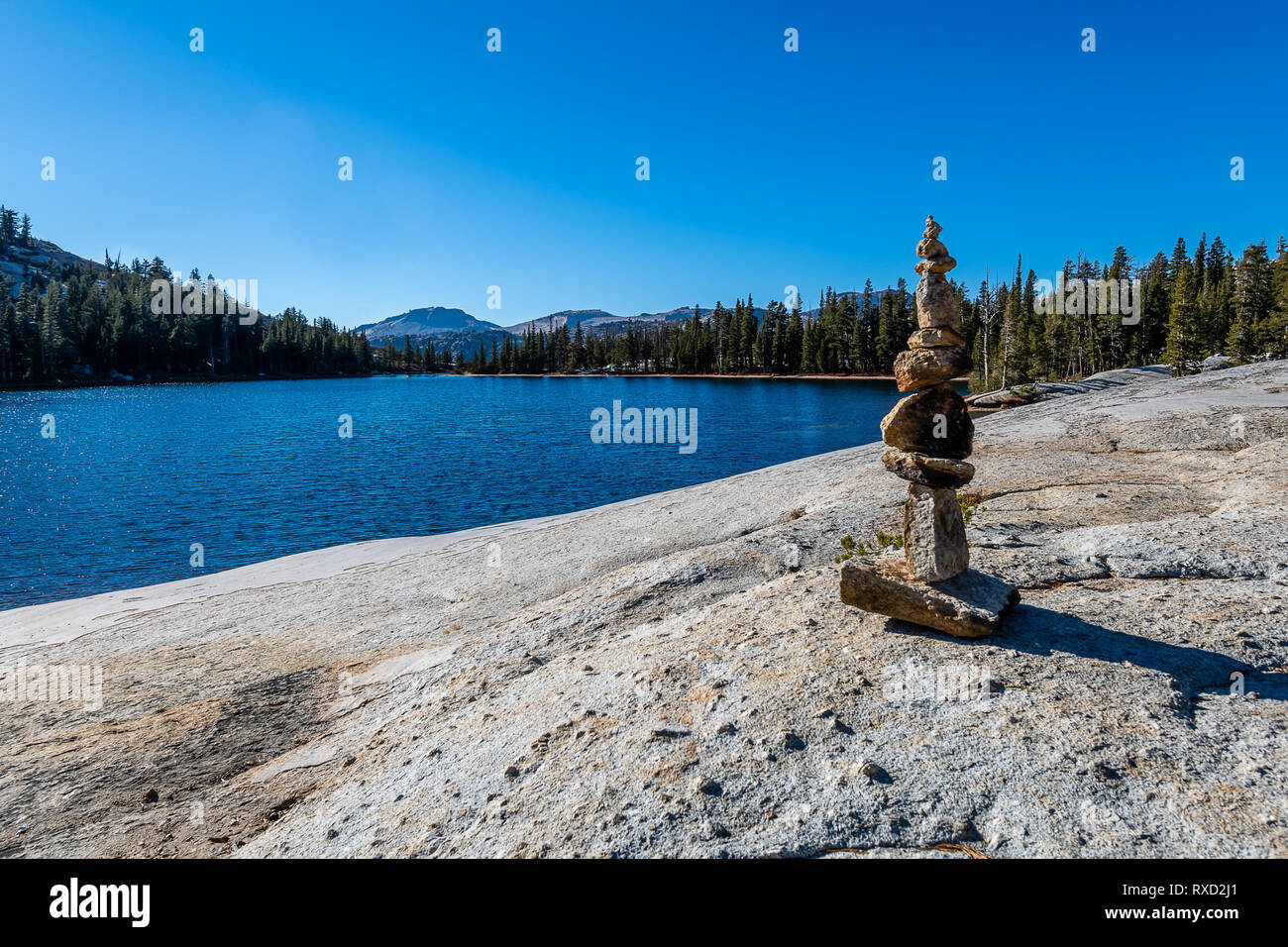 Cattedrale sentiero dei laghi nel Parco Nazionale di Yosemite Foto Stock
