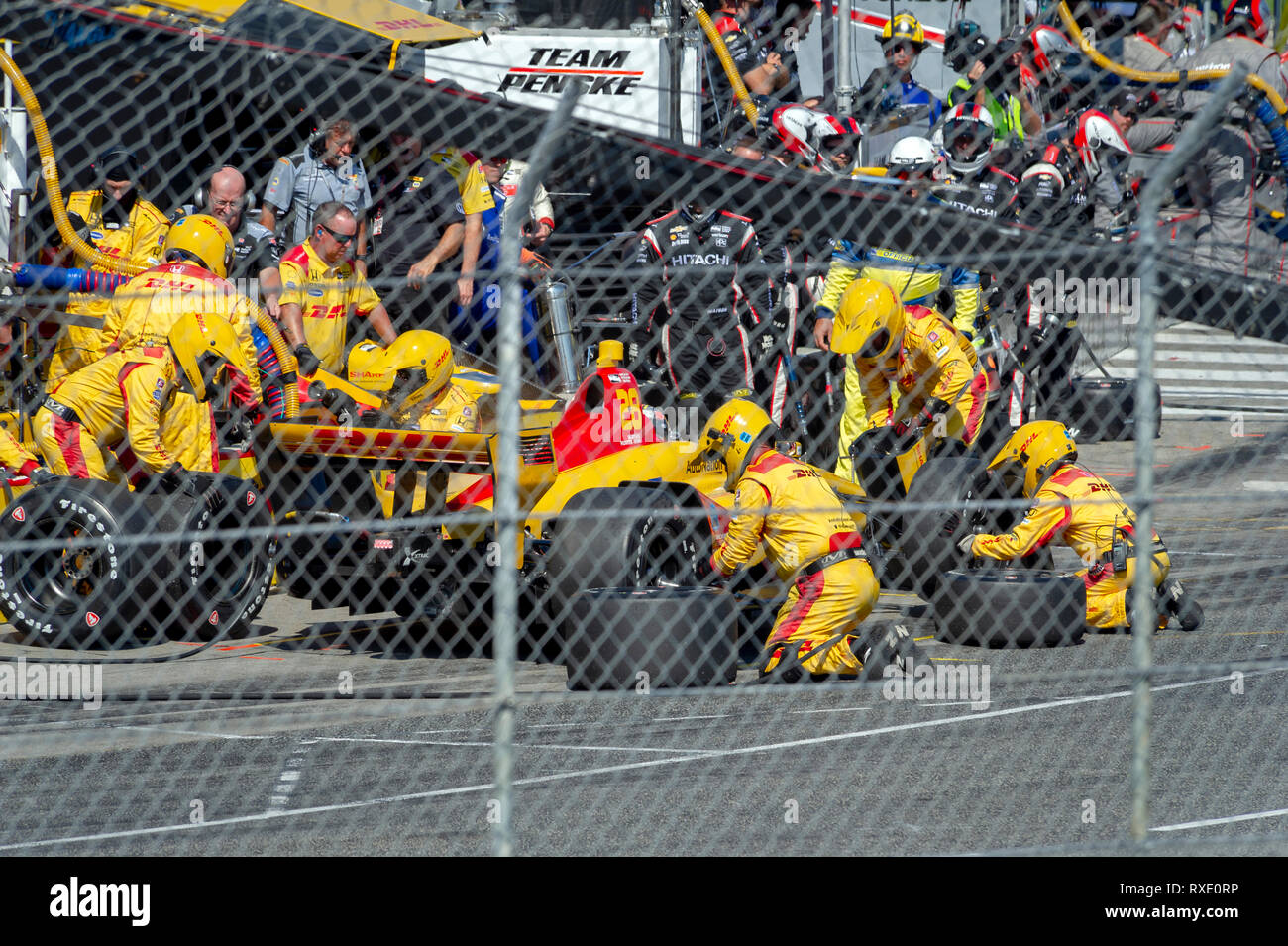 Indy car race day a Toronto Foto Stock