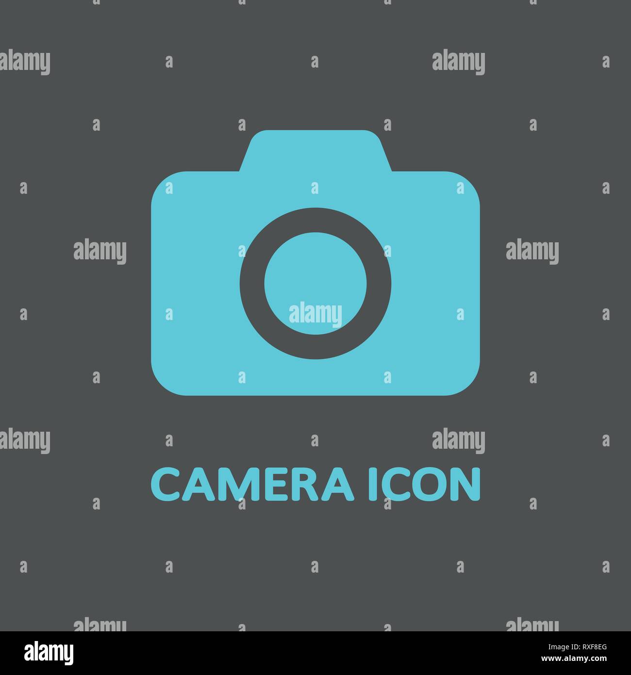 Coloratissimo logo della fotocamera. Simbolo della fotocamera per il web, app, interfaccia utente e altri. Illustrazione Vettoriale. EPS 10 Illustrazione Vettoriale