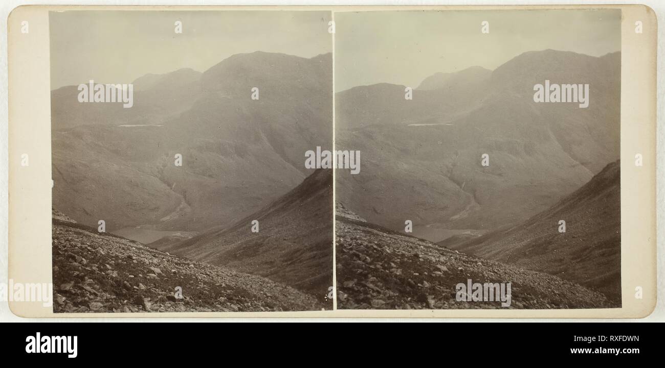 Untitled (Esk casa dal timpano verde). Artista sconosciuto. Data: 1860-1869. Dimensioni: 8,3 × 7,7 cm (ogni immagine); 8,6 × 17,8 cm (scheda). Albume stampa, stereo. Origine: . Museo: Chicago Art Institute. Foto Stock